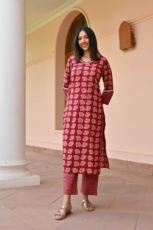 Aadhya Cotton Kurta Set