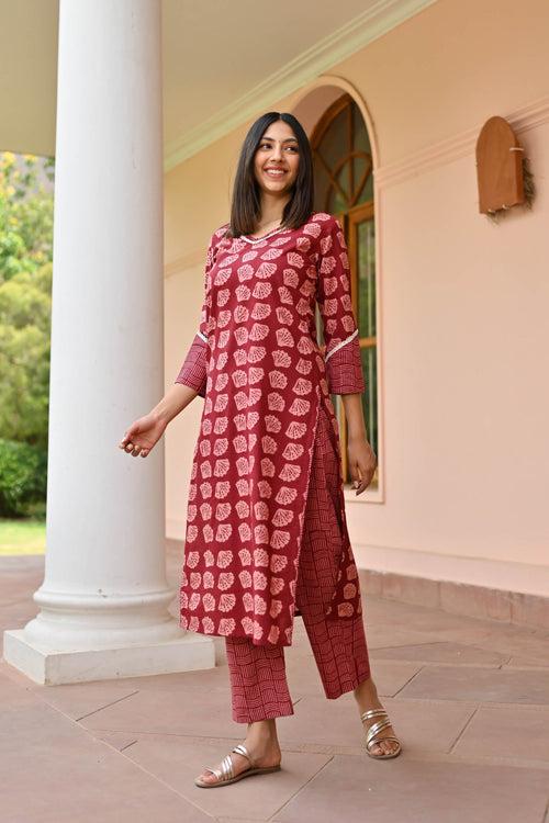 Aadhya Cotton Kurta Set