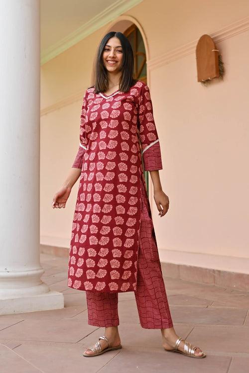 Aadhya Cotton Kurta Set