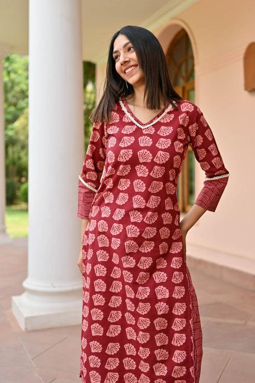 Aadhya Cotton Kurta Set