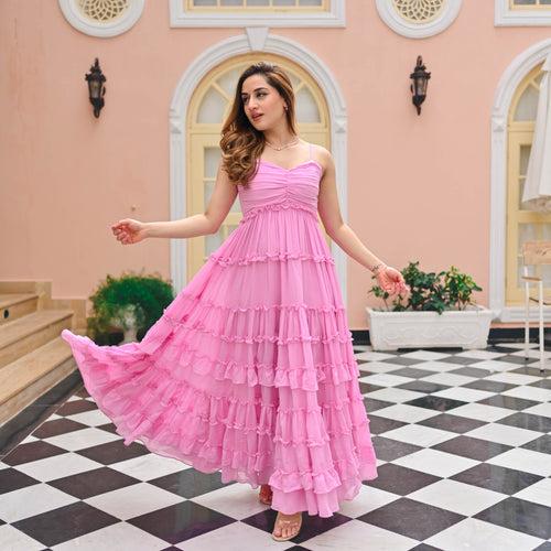 Bunaai Pink Coast Cotton Dress