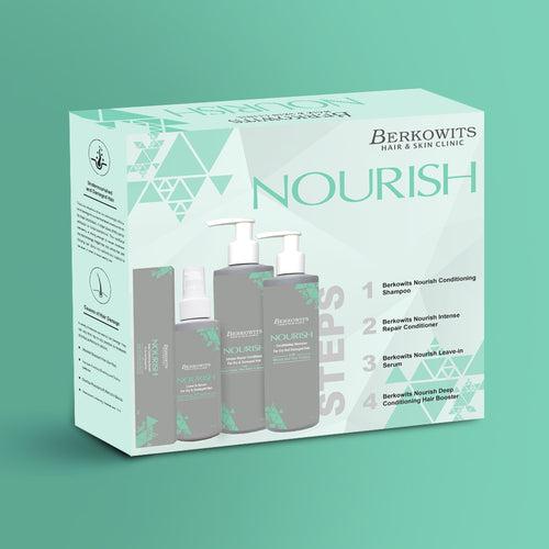 BERKOWITS Nourish Leave-in Serum With Vitamin E, Jojoba & Almond Oil For Dry And Damaged Hair, 100 Ml