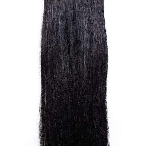 7 Piece Clip-On Jet Black Hair Extensions