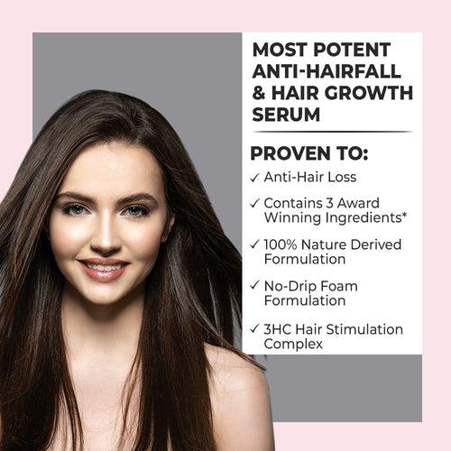 Berkowits Grow Hair Fall Strenghtening Shampoo & Grow Hair Loss Serum | A Best Combo Product to Save Your Hair Loss