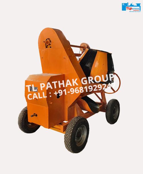 Concrete Mixer with Mechanical Hopper