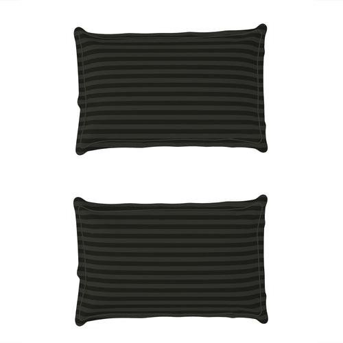 300 TC Black 1 King Size Bedsheet With 2 Pillow Cover