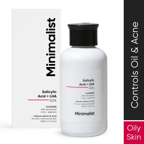 Minimalist Salicylic Acid + LHA 02% Cleanser