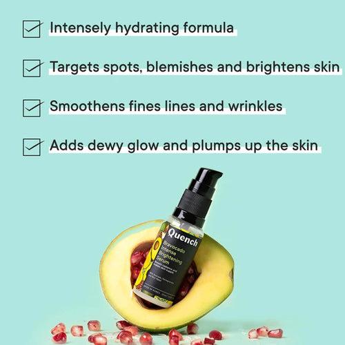 Quench Bravocado Intense Brightening Serum, 30gm