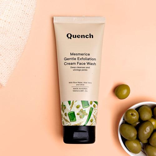 Quench Botanics Mesmerice Gentle Exfoliation Cream Face Wash , 100ml
