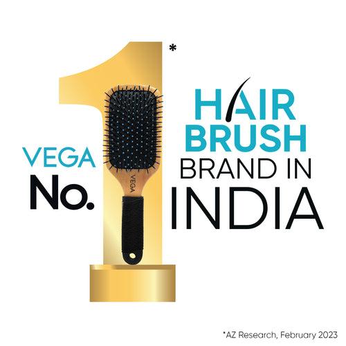 Vega Hot Curl Brush (India's No.1* Hair Brush Brand) for Hair Styling, Drying, Healthy Hair and Add Volume Medium (H2-PRM)