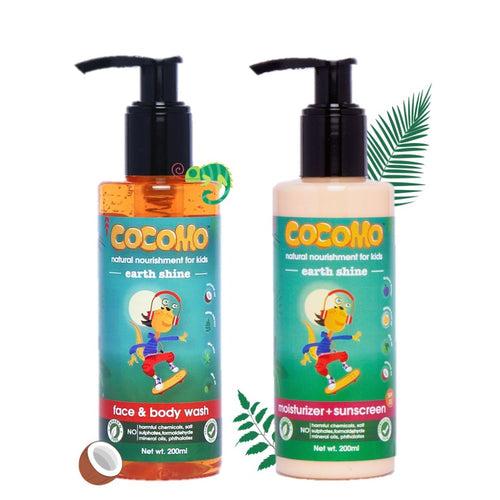 Earth Shine Body Wash + Sunscreen