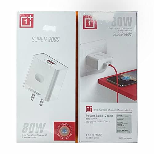 OnePlus Nord CE 3 80W SUPERVOOC Mobile Charger With Dash Type C Cable Red