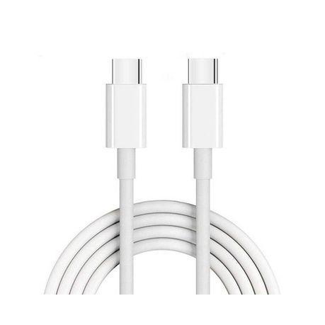 Samsung Galaxy M62 Type C to Type-C Charge And Sync Cable-1M-White