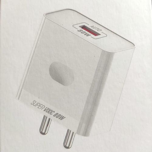 OnePlus Ace 2V 80W SUPERVOOC Mobile Charger With Dash Type C Cable Red