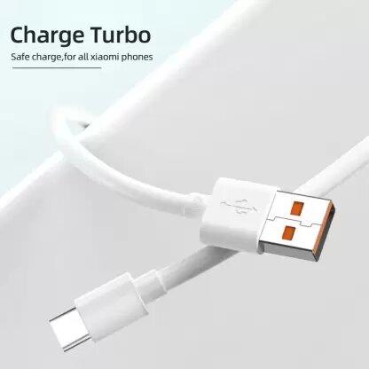 Redmi MI K40 Pro Type-C Support 33W FastCharge Cable 1M White