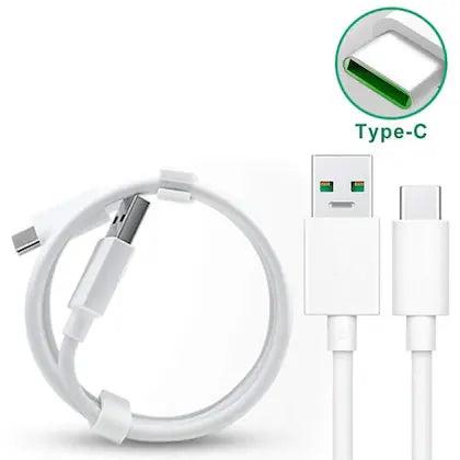 Oppo A38 SUPERVOOC Type C Charge And Data Sync Cable 1 Mt White