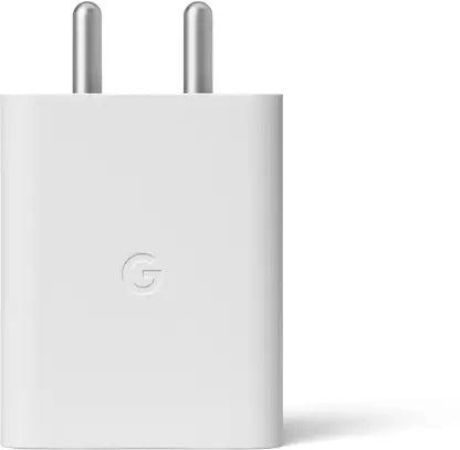 Google Pixel 8 30W USB-C Power Adapter with Type-C to C Cable for Google Pixel Mobile Charger (White)