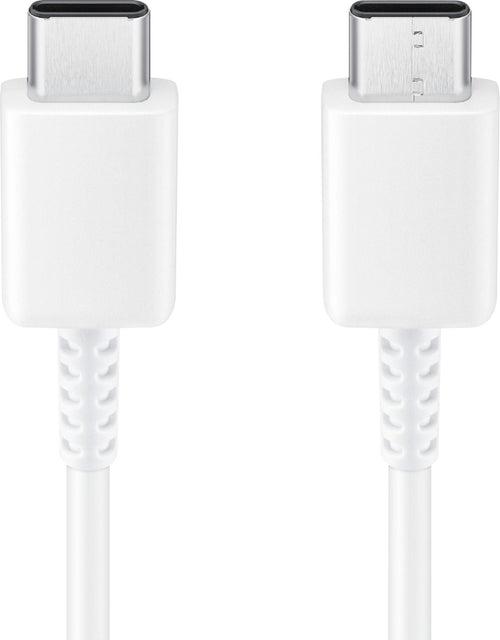 Samsung Galaxy A55 25W Type-C To Type-C Adaptive Fast Mobile Charger With Cable White