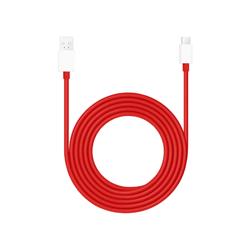 Oneplus 12R SUPERVOOC 10A USB to Type C Data Sync Cable Red-100CM