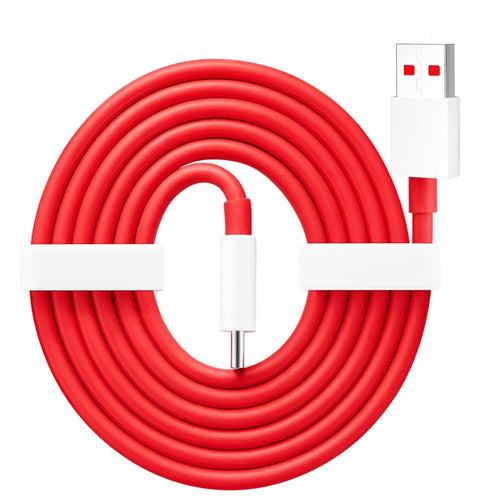 Oneplus SUPERVOOC 10A USB to Type C Data Sync Cable Red-100CM