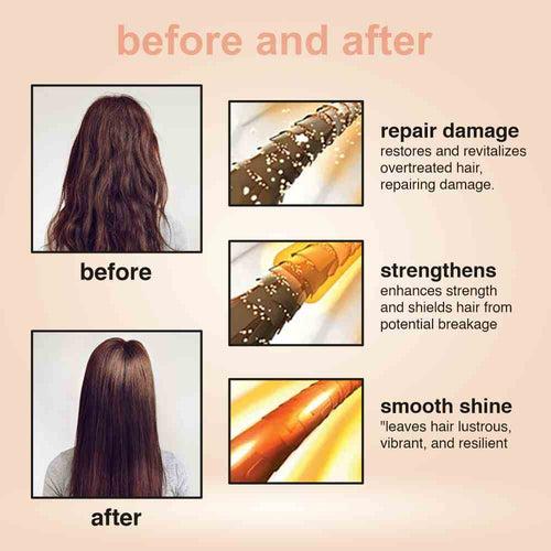 Keratin Hair Strengthening Bundle Offer - Keratin Shampoo + Keratin Hair Mask + Keratin Hair Serum