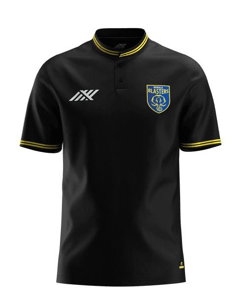 Kerala Blasters Retro Polo-Black