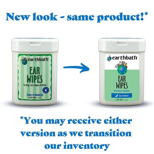 Earthbath® - Ear Wipes with Witch Hazel Fragrance Free, 25ct - Specialty Wipes