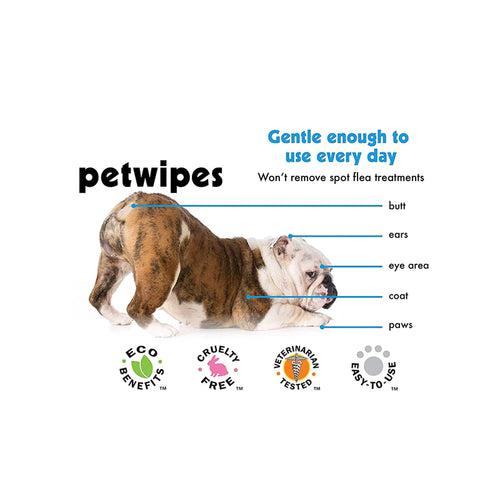 Oatmeal Pet Wipes Valu-Pak (125 wipes)