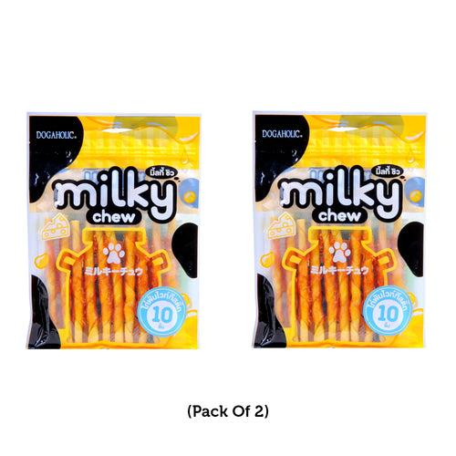 Milky Chew Cheese Chicken Stick Style Pack of 02(10pcs each)