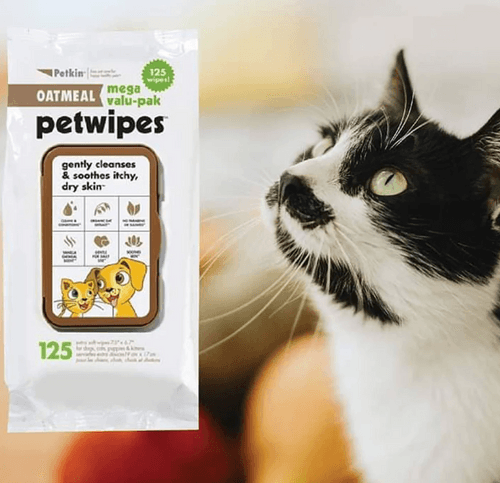 Oatmeal Pet Wipes Valu-Pak (125 wipes)