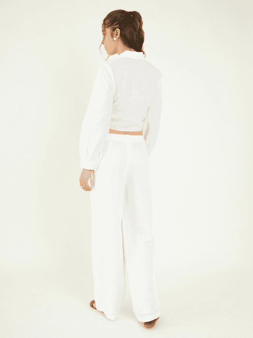 Blissful White Co-ord Set