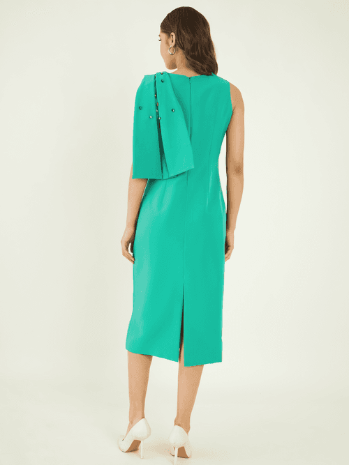 Sheath Turquoise Dress