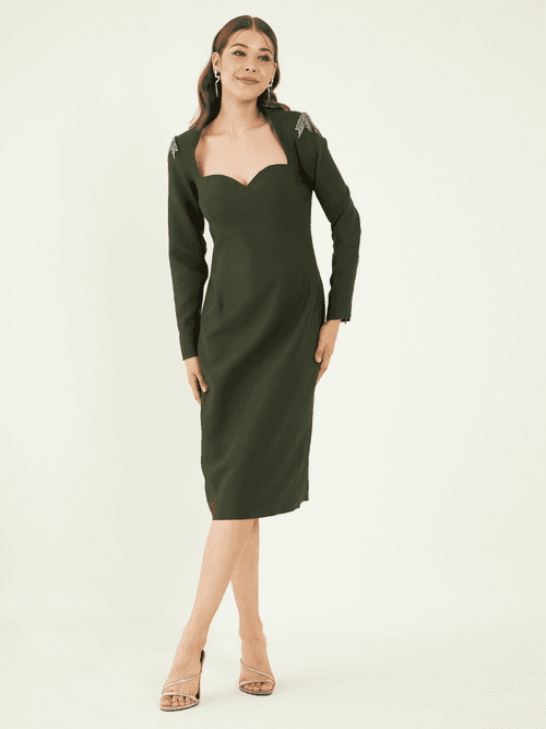 Green Glare Dress