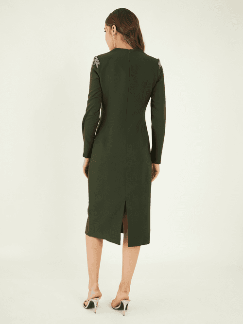 Green Glare Dress