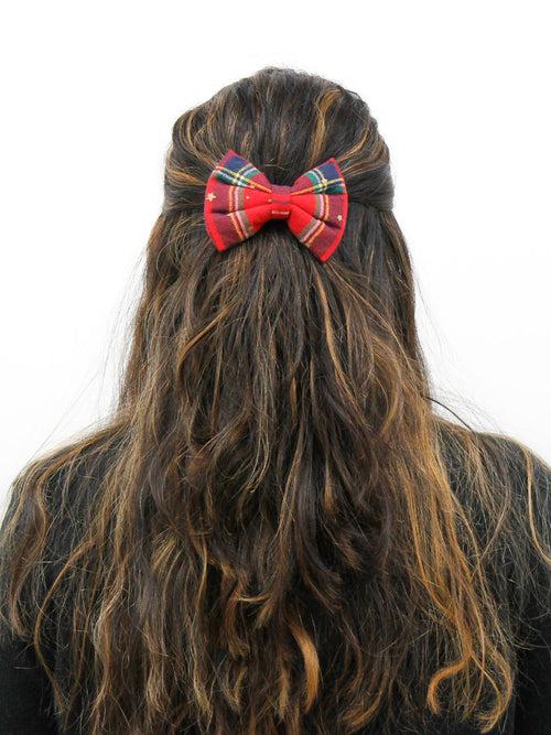 Red Star Check Bow
