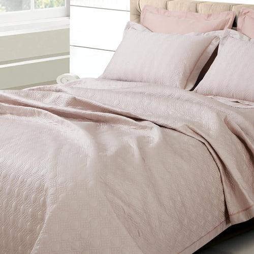 Malako Kairo 500 TC 100% Cotton Almond Beige/Peach Solid King Size Bedding