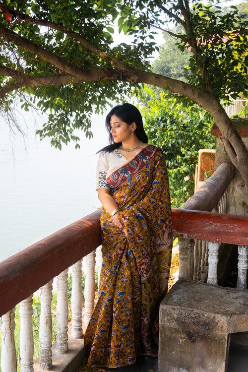 Masooka Kalamkari Saree