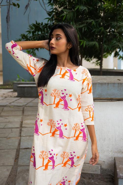 Khadi billi kurti