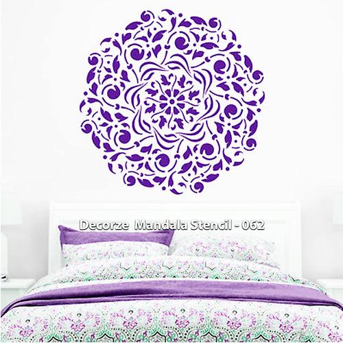 Mandala Art Stencil |Simple Wall art | Decorze Mandala Stencil 062