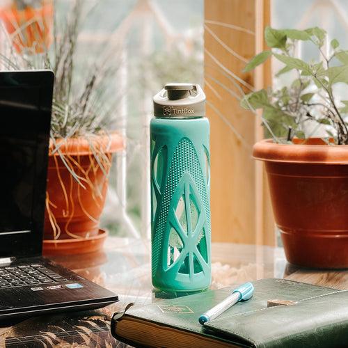 TintBox Borosilicate Glass Bottle 750 ml with Silicone Sleeve