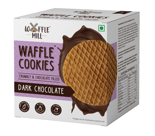 Waffle Cookies - Dark Chocolate - 5 Pieces