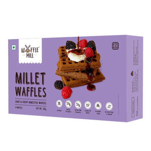 Frozen Waffles - Millet - 8 Pieces