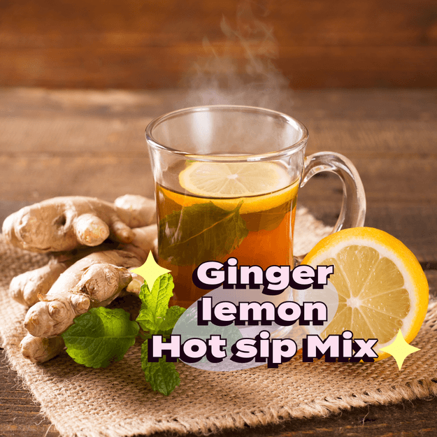 Ginger lemon Hot Sip Mix