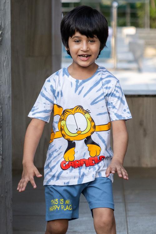 Garfield Tie & Dye Classic Shorts Set