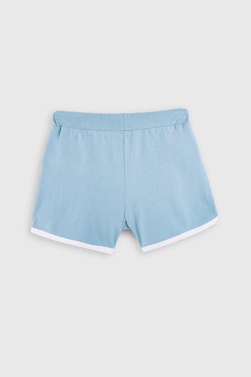 Teal Girls Shorts
