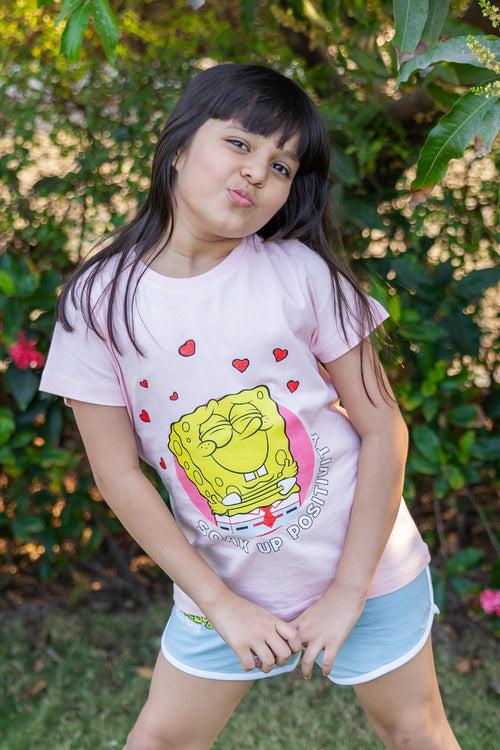 Spongebob Positivity Shorts Set