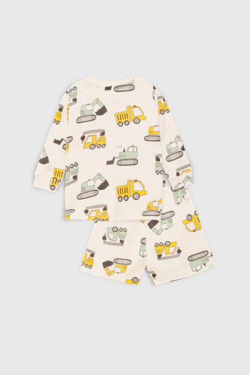 Trucks Pattern Shorts Set