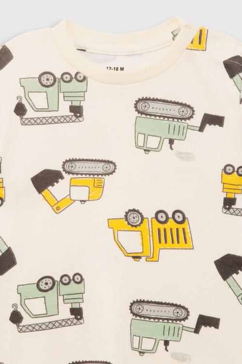 Trucks Pattern Shorts Set