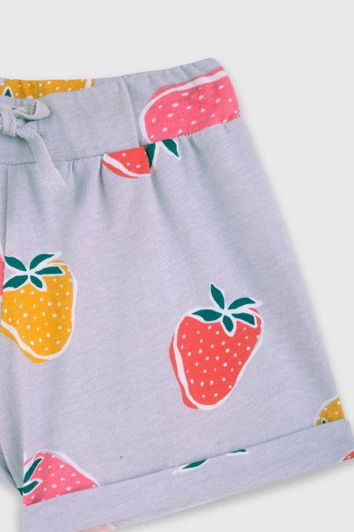 Strawberry Shorts Set