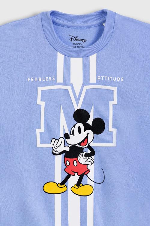 Mickey Varsity Blue Co-Ord set for Family